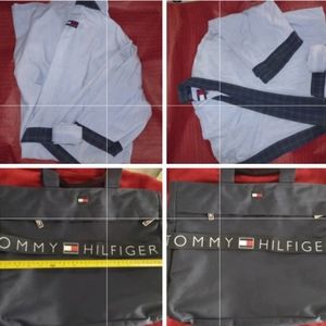 Tommy Hilfiger robe and overnight bag